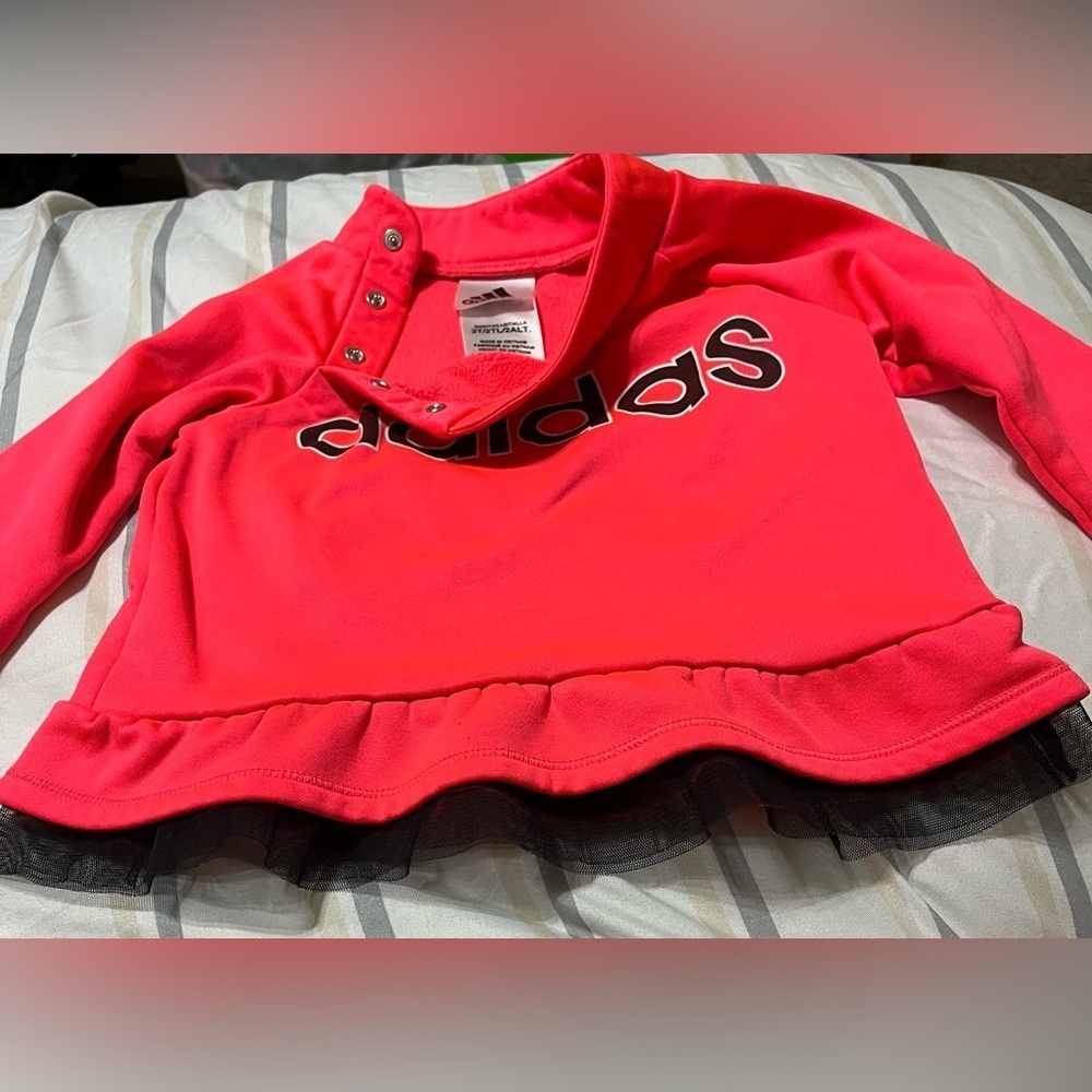 Adidas Baby Dress w/ Black lining at the bottom long sleeve - Picture 2 of 5